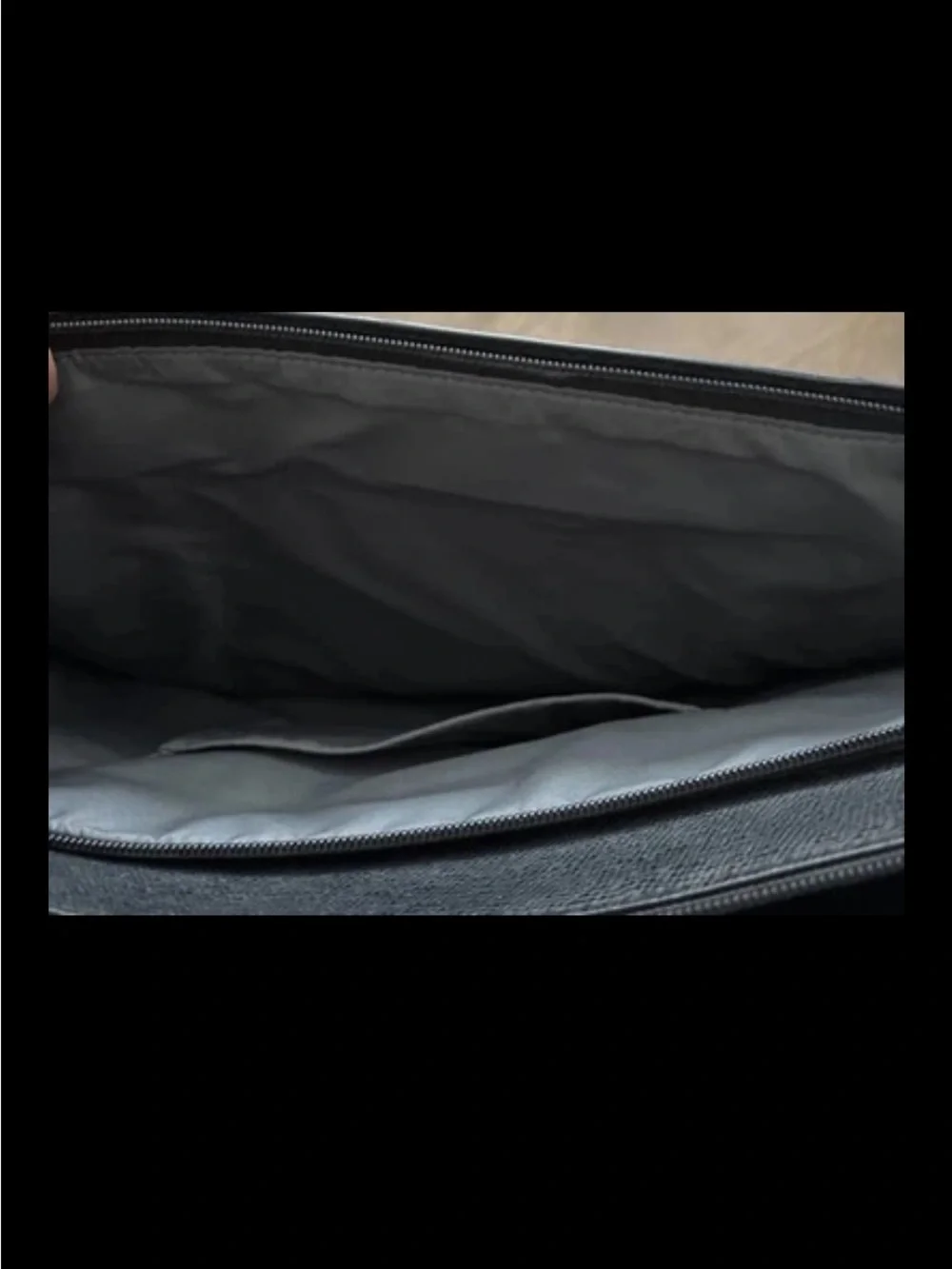TUMI Angelica Commuter Briefcase Black Saffiano Leather Laptop Bag